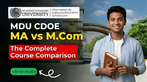 MDU MA Vs M.Com