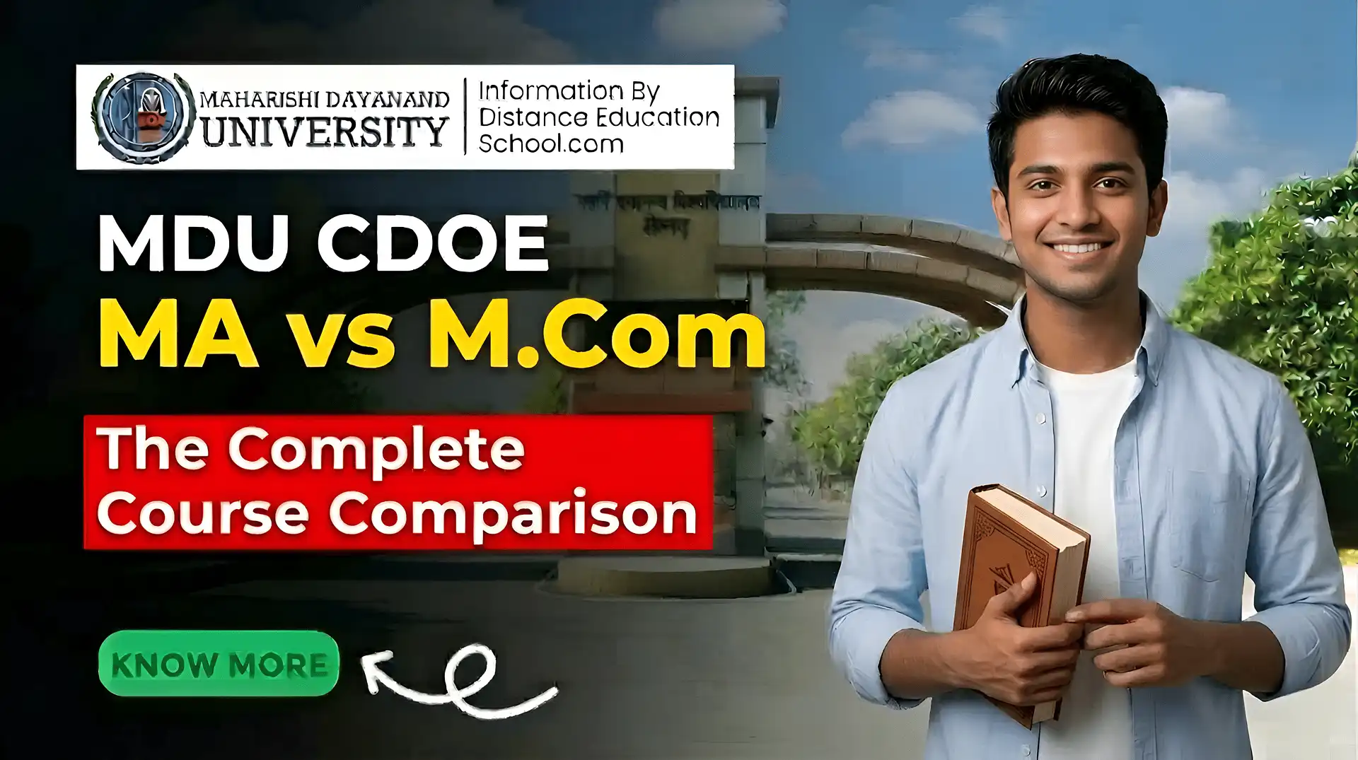 Read more about the article MDU CDOE MA vs M.Com: The Complete Course Comparison