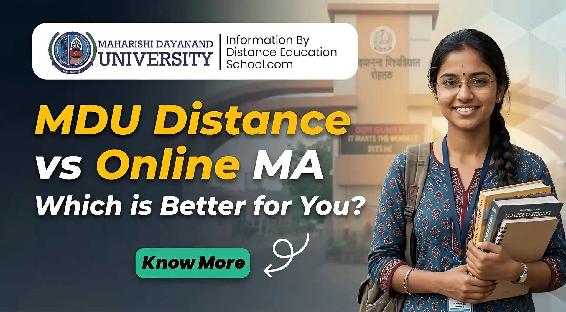 MDU's Distance MA and Online MA