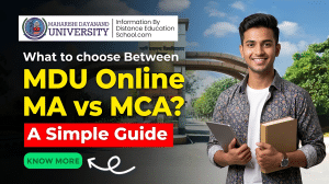 MDU Online MA or MCA