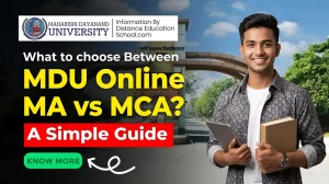 MDU Online MA or MCA