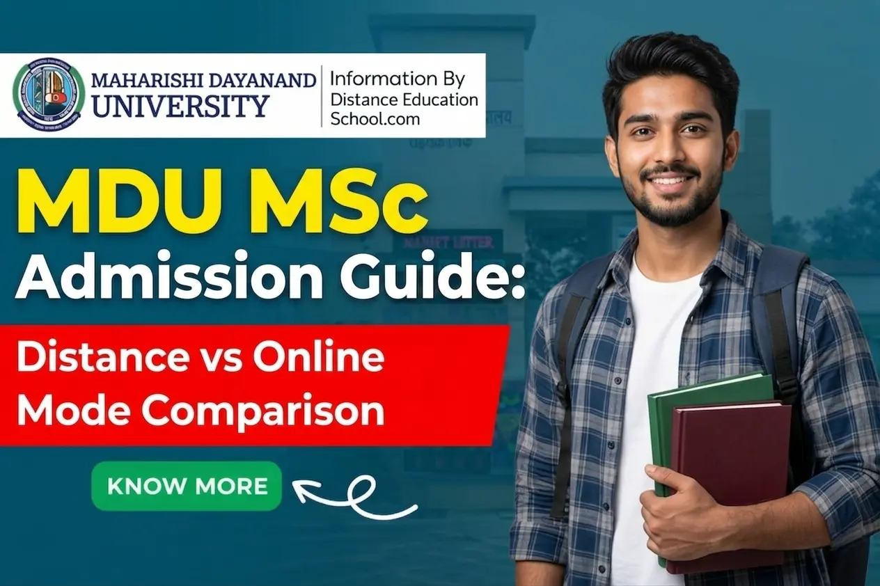 MDU Distance Vs Online MSc