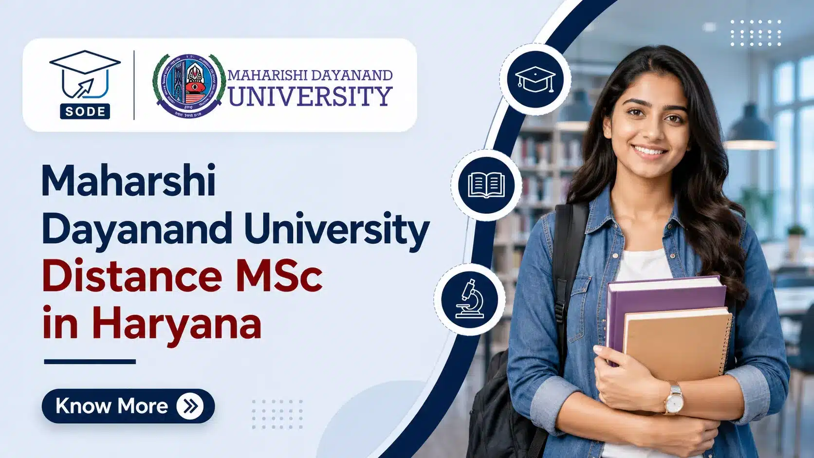 Maharshi Dayanand University Distance MSc in Haryana